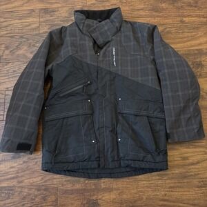 Obermeyer Ski Jacket kid's Boys Teen Med (10-12) Snowboarding Black